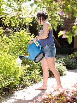 French Blue Watering Can -Garden Supply Store 06341 1341 tif