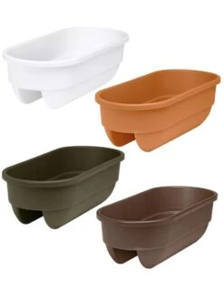 2' X 4' Railing Planter, 25" 5 2' X 4' Railing Planter, 25" -Garden Supply Store 34336 001E tif