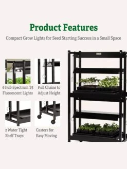 Compact 2-Tier SunLite® Garden -Garden Supply Store 39 414 4