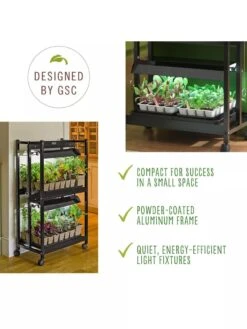 Compact 2-Tier SunLite® Garden -Garden Supply Store 39 414 7