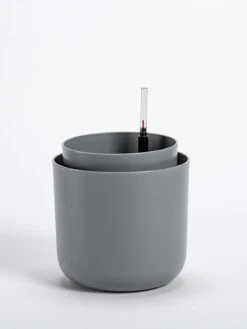 Tolita Recycled Self-Watering Flower Pot, 8" Diameter -Garden Supply Store 3 4 crop 8612965 08V tif