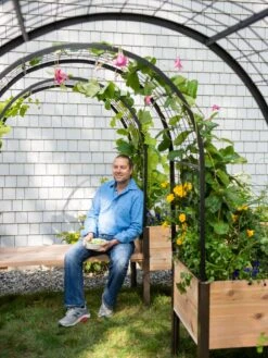 Cedar Bench Kit, Eco-Stained, 48" 13 Cedar Bench Kit, Eco-Stained, 48" -Garden Supply Store 3 4 crop 8612976 0965