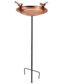Pure Copper Bird Bath With Two Copper Birds And Multipronged Garden Pole 10 Pure Copper Bird Bath With Two Copper Birds And Multipronged Garden Pole -Garden Supply Store 3 4 crop 8613378 06v