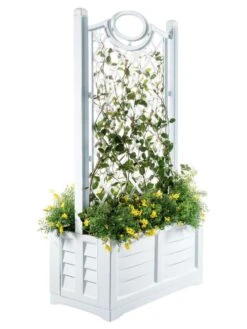 Separate Flower Box With Trellis -Garden Supply Store 3 4 crop 8613626 14V