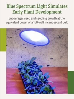Miracle LED® Grow Light Bulb, Blue -Garden Supply Store 3 4 crop Miracle Bulb Blue 3
