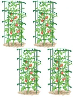 Tomato Cages, Set Of 4 -Garden Supply Store 8587040 GR 001E tif