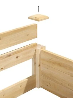 Tall 2-Tier Pine Raised Garden Bed, 4'x12' -Garden Supply Store 8588181 04v 2