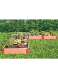 Classic Sienna Raised Garden Bed "L" Shaped With 2" Boards -Garden Supply Store 8588255 05v