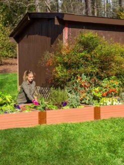 Classic Sienna Composite Raised Bed, 11" High With 2" Board 11 Classic Sienna Composite Raised Bed, 11" High With 2" Board -Garden Supply Store 8588267 03V tif