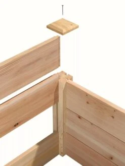 Cedar Raised Garden Bed, 4' X 4' X 6" 8 Cedar Raised Garden Bed, 4' X 4' X 6" -Garden Supply Store 8591724 06V tif