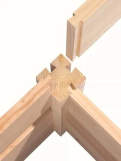 Cedar Raised Garden Bed, 4' X 4' X 6" 10 Cedar Raised Garden Bed, 4' X 4' X 6" -Garden Supply Store 8591724 07V tif