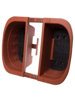 Self-Watering Saddle Railing Planter, 16" -Garden Supply Store 8592175TC 2028z tif