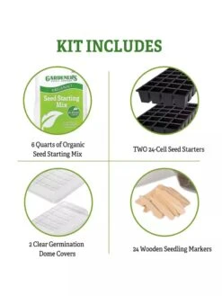 Organic GrowEase Seed Starting Success Kit -Garden Supply Store 8592393 4