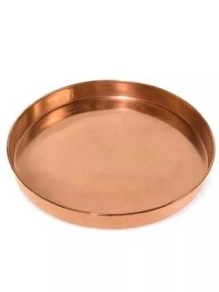 Large Round Copper Plant Tray, 14" 13 Large Round Copper Plant Tray, 14" -Garden Supply Store 8593531 1173 tif