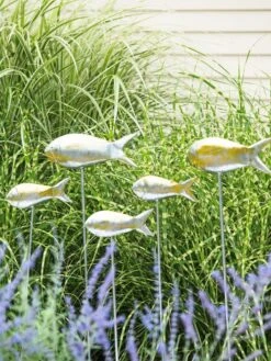 Fish Out Of Water Garden Stakes, Set Of 5 -Garden Supply Store 8593672 9131 tif