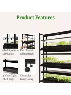 LED SunLite® 3-Tier Garden -Garden Supply Store 8595554 4
