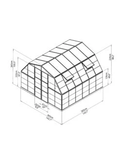 Canopia® By Palram Americana™ Greenhouse, 12' X 12' 14 Canopia® By Palram Americana™ Greenhouse, 12' X 12' -Garden Supply Store 8595693 15v