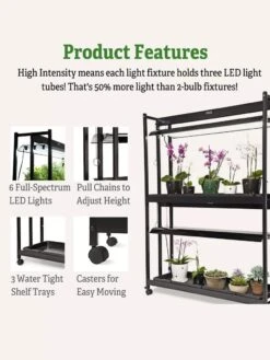 LED SunLite® High Intensity 2-Tier Garden -Garden Supply Store 8596023 4