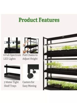 LED SunLite® High Intensity 3-Tier Garden -Garden Supply Store 8596024 4