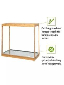 Medium Bamboo LED Grow Light Garden -Garden Supply Store 8597883 5