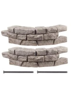 Rock Lock Interlocking Garden System, Curved Sets -Garden Supply Store 8598737 01V 3 4