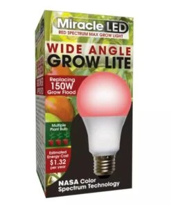 Miracle LED Corded 4-Socket Grow Light Kit With Bulbs, Full Spectrum And Red 7 Miracle LED Corded 4-Socket Grow Light Kit With Bulbs, Full Spectrum And Red -Garden Supply Store 8599032 03V tif