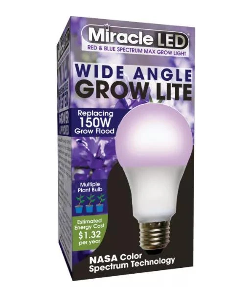 Miracle LED Corded 4-Socket Grow Light Kit With Bulbs, Full Spectrum And Red 4 Miracle LED Corded 4-Socket Grow Light Kit With Bulbs, Full Spectrum And Red - Image 4