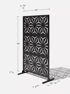 Veradek 3-Panel Privacy Screen Set, Star -Garden Supply Store 8599205 11V tif