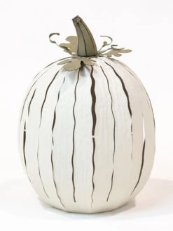 Desert Steel Pumpkin Luminary, Tall -Garden Supply Store 8599559 11v