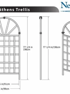 Athens Vinyl Trellis -Garden Supply Store 8599766 03V tif