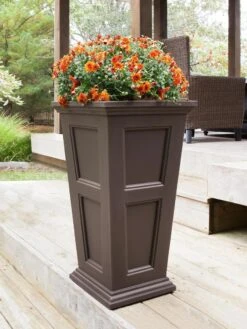 Fairfield Self-Watering Tall Patio Planters, 34” 19 Fairfield Self-Watering Tall Patio Planters, 34” -Garden Supply Store 8600109 03V tif