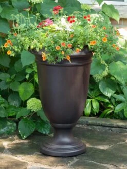 Ellington Self-Watering Urn Planter, 24" -Garden Supply Store 8600110 02V tif