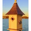 Copper Shingled Roof Bird House