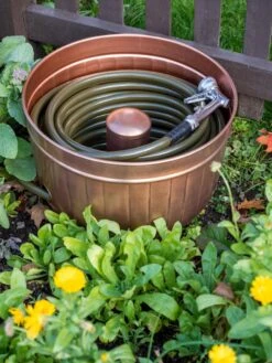 Classic Copper Hose Pot -Garden Supply Store 8600238 0059
