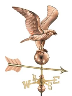 Eagle Cottage Copper Weathervane With Roof Mount -Garden Supply Store 8600278 04v