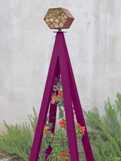 Bee Bungalow + Akoris Garden Tuteur Jr. -Garden Supply Store 8600532 01v bee bungalow akoris garden tuteur aubergine