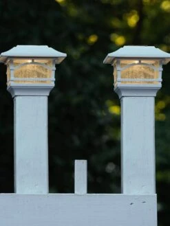 Solar Post Cap Railing Light 2-Pack -Garden Supply Store 8608699 06V tif