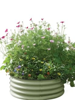 Birdies™ Round Metal Raised Bed -Garden Supply Store 8609150 006525 tif