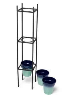 Steel Vertical Plant Stand With Metal Pots -Garden Supply Store 8609183 4967 tif