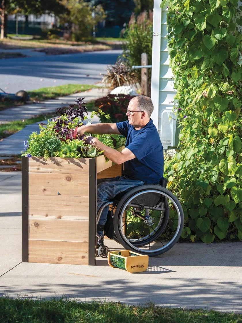 Wheelchair Accessible Elevated Garden Bed 1 Wheelchair Accessible Elevated Garden Bed