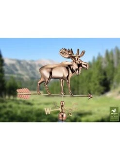 Moose With Arrow Weathervane -Garden Supply Store 8610229 01v