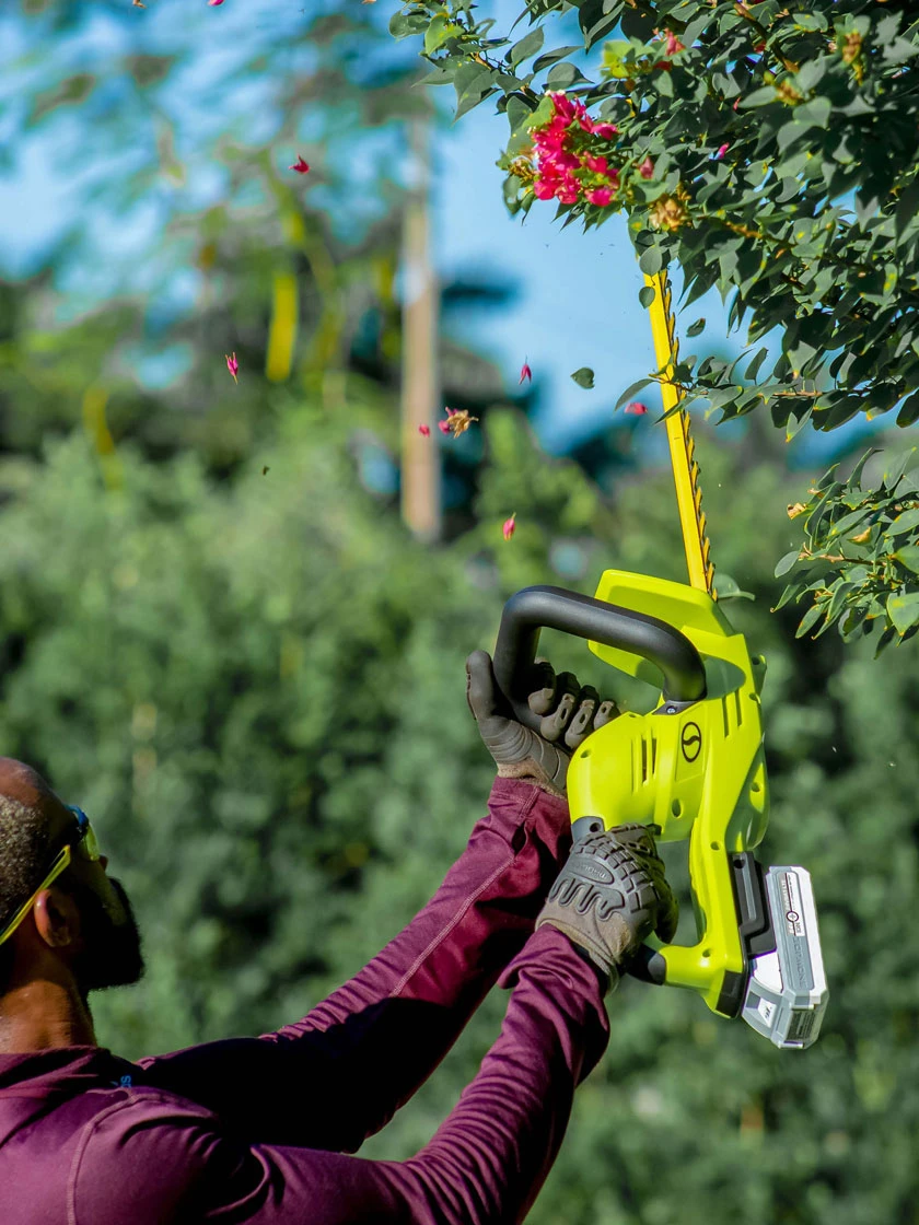 Sun Joe 24V-HT22-LTE 24-Volt ION+ Cordless Hedge Trimmer Kit | 22-Inch | W/ 2.0-Ah Battery And Charger 8 Sun Joe 24V-HT22-LTE 24-Volt ION+ Cordless Hedge Trimmer Kit | 22-Inch | W/ 2.0-Ah Battery And Charger - Image 8