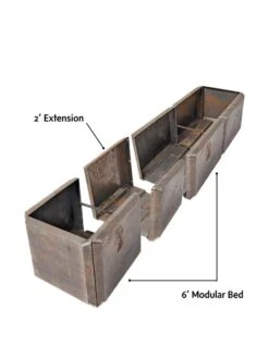 Corten Steel Modular Raised Bed, 2' Extension 5 Corten Steel Modular Raised Bed, 2' Extension -Garden Supply Store 8610701 4010 tif