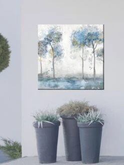 Glimmering Mist Outdoor Wall Art