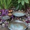 Water Lily Station Birdbath
