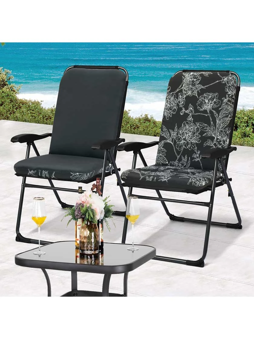 Outdoor Decor™ Seat Pad High Back Cushions, 20" X 45" 4 Outdoor Decor™ Seat Pad High Back Cushions, 20" X 45" - Image 4