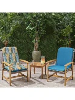 Outdoor Decor™ Seat Pad High Back Cushions, 20" X 45" 17 Outdoor Decor™ Seat Pad High Back Cushions, 20" X 45" -Garden Supply Store 8611125 200v aqua outdoor seat pad high back cushions 20x45 turqoise flowers