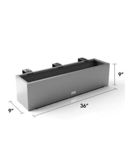 Veradek Metallic Series Railing Planters 28 Veradek Metallic Series Railing Planters -Garden Supply Store 8611610 19v