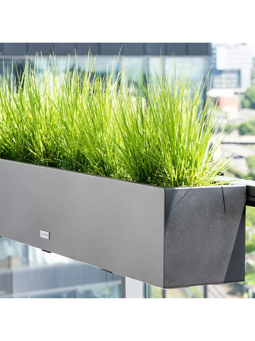 Veradek Metallic Series Railing Planters 2 Veradek Metallic Series Railing Planters - Image 2