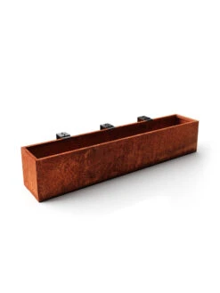 Veradek Metallic Series Corten Steel Railing Planters 13 Veradek Metallic Series Corten Steel Railing Planters -Garden Supply Store 8611614 04v